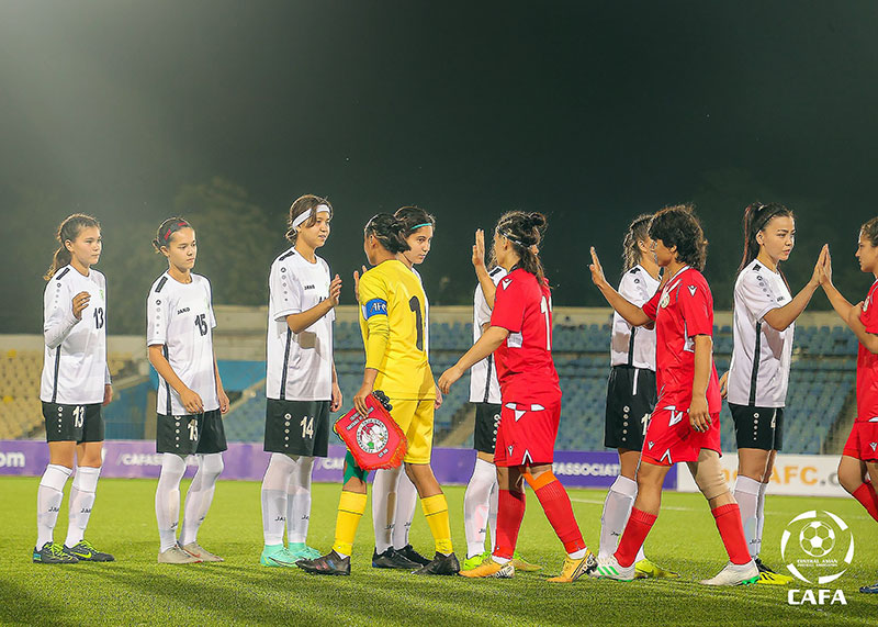 Turkmen football players tied with the team of Tajikistan at the CAFA-2022 championship in Dushanbe